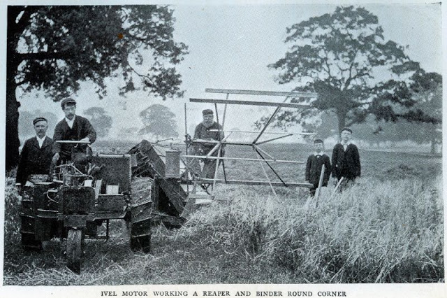26 véhicules à moteur du début 1900 26 vehicules a moteur du debut 1900 13 moissoneuse batteuse Ivel Motor 26-vehicules-a-moteur-du-debut-1900-13-moissoneuse-batteuse-Ivel-Motor