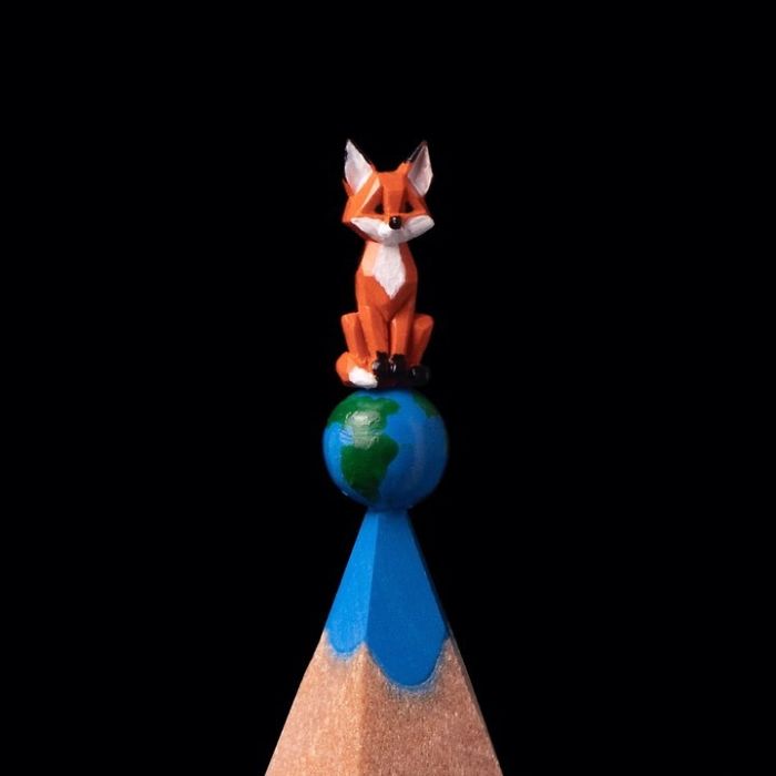 de nouvelles sculptures de mines de crayons par Salavat Fidai de nouvelles sculptures de mines de crayons par Salavat Fidai 1 renard de-nouvelles-sculptures-de-mines-de-crayons-par-Salavat-Fidai-1-renard