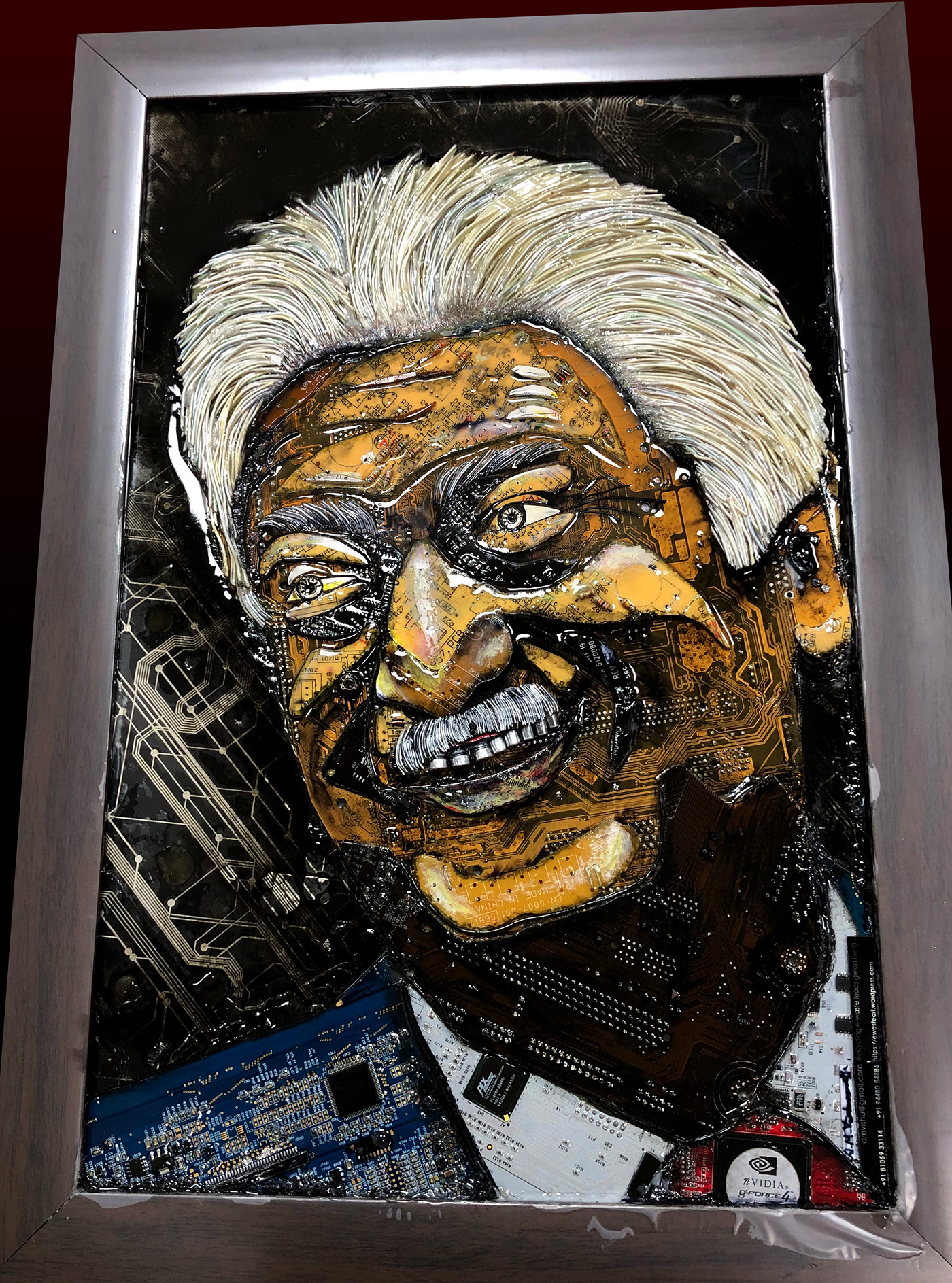 de nouvelles sculptures en recyclage d'électronique de Vishwanath Mallabadi Davangere de nouvelles sculptures en recyclage d electronique de Vishwanath Mallabadi Davangere 4 de-nouvelles-sculptures-en-recyclage-d-electronique-de-Vishwanath-Mallabadi-Davangere-4