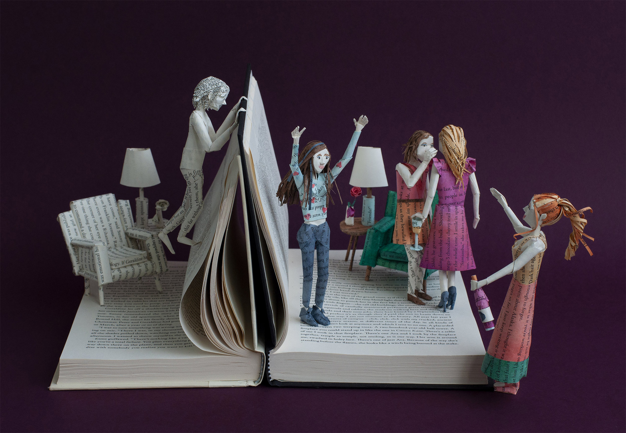 Les sculptures de livres de Bethany Bickley Les sculptures de livres de Bethany Bickley 8 Les-sculptures-de-livres-de-Bethany-Bickley-8