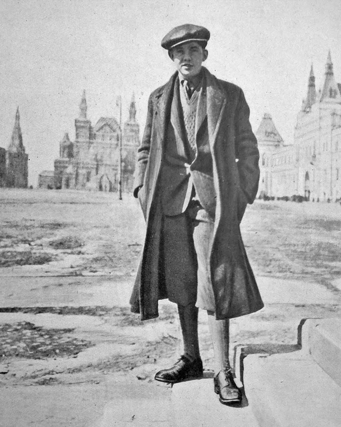 palle huld place rouge moscou 1928 Palle Huld, le "vrai Tintin", sur la place Rouge à Moscou pendant son tour du monde de 1928