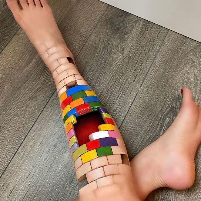 Les spectaculaires illusions en body painting de bras et de jambes de Mimi Choi Les spectaculaires illusions en body painting de Mimi Choi 4 Les-spectaculaires-illusions-en-body-painting-de-Mimi-Choi-4