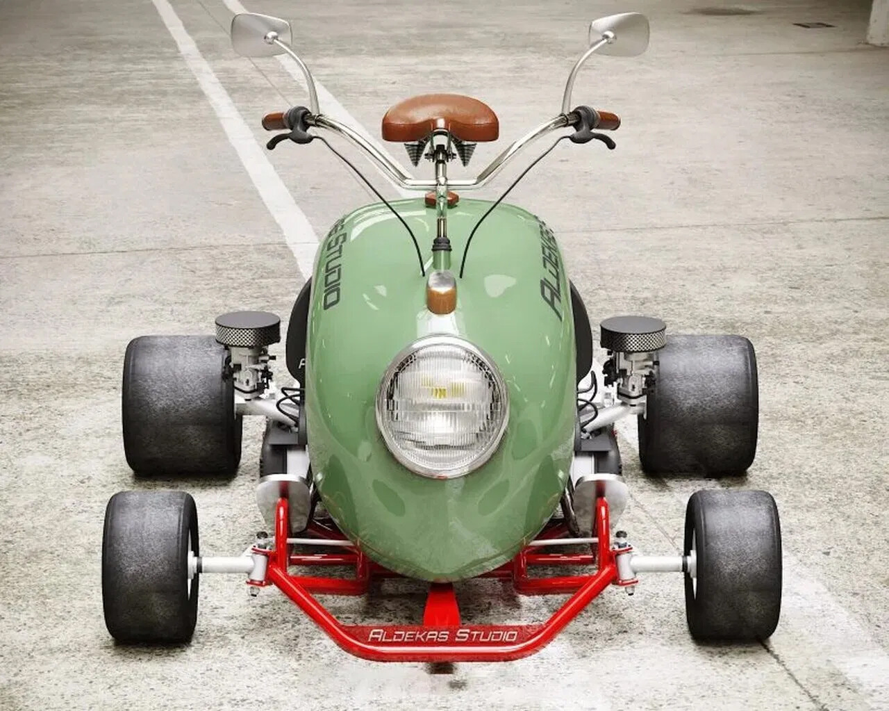 le Bugkart Wasowski, un kart à partir d'une aile de coccinelle VW le Bugkart Wasowski un kart a partir d une aile de coccinelle VW 5 le-Bugkart-Wasowski-un-kart-a-partir-d-une-aile-de-coccinelle-VW-5