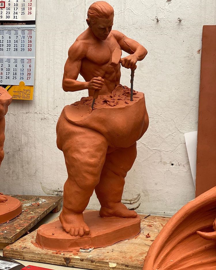 Des sculptures qui se sculptent leur propre corps idéal par Víctor Hugo Yáñez Piña Des sculptures qui se sculptent leur propre corps ideal par Victor Hugo Yanez Pina 2 Des-sculptures-qui-se-sculptent-leur-propre-corps-ideal-par-Víctor-Hugo-Yanez-Pina-2