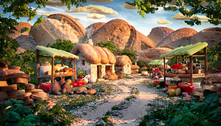 Foodscapes - des paysages de nourriture par Carl Warner Foodscapes des paysages de nourriture par Carl Warner 6 Foodscapes-des-paysages-de-nourriture-par-Carl-Warner-6