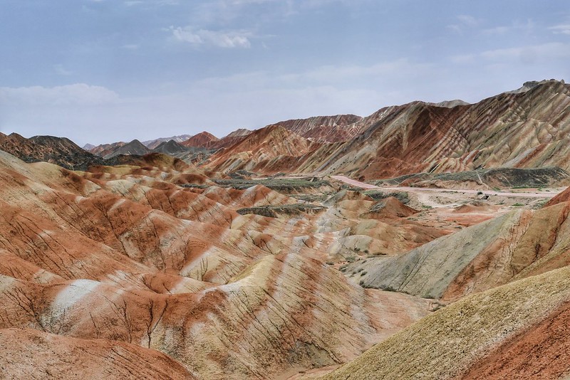 La beauté des monts arc-en-ciel de Zhangye Danxia La beaute de monts arc en ciel de Zhangye Danxia 13 La-beaute-de-monts-arc-en-ciel-de-Zhangye-Danxia-13