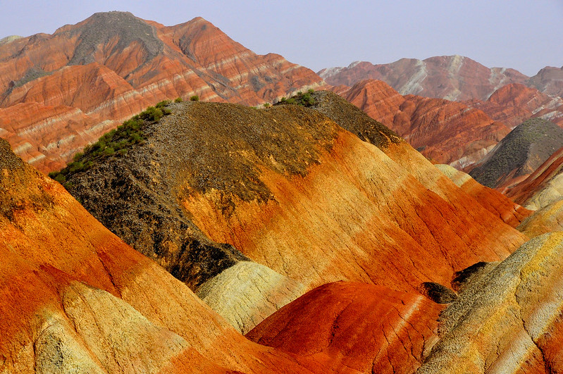 La beauté des monts arc-en-ciel de Zhangye Danxia La beaute de monts arc en ciel de Zhangye Danxia 14 La-beaute-de-monts-arc-en-ciel-de-Zhangye-Danxia-14