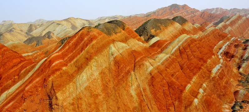 La beauté des monts arc-en-ciel de Zhangye Danxia La beaute de monts arc en ciel de Zhangye Danxia 3 La-beaute-de-monts-arc-en-ciel-de-Zhangye-Danxia-3