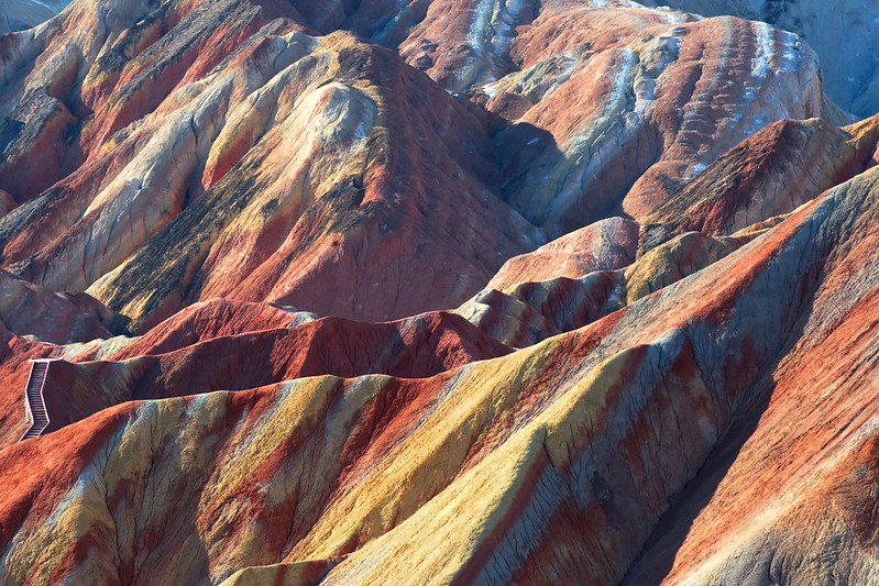 La beauté des monts arc-en-ciel de Zhangye Danxia La beaute de monts arc en ciel de Zhangye Danxia 4 La-beaute-de-monts-arc-en-ciel-de-Zhangye-Danxia-4