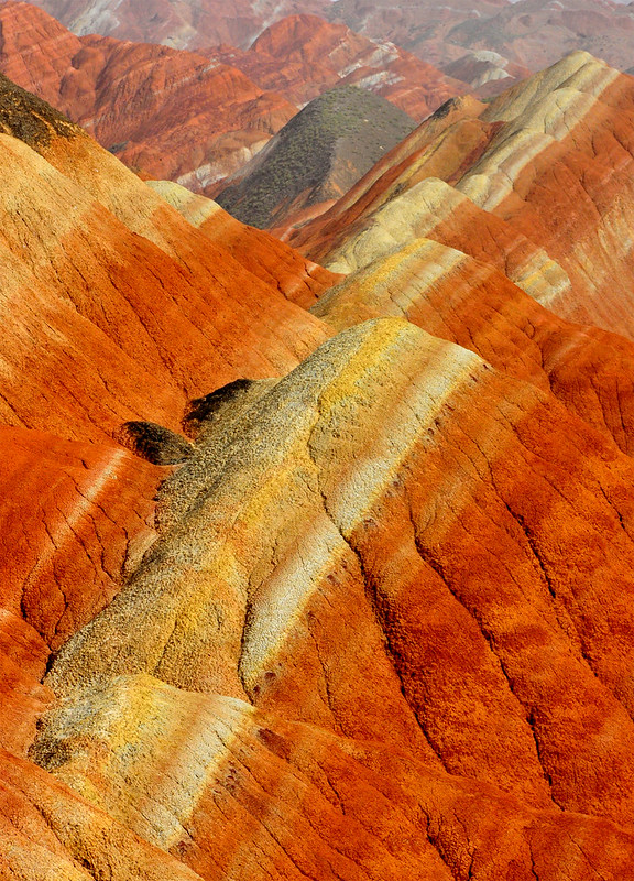 La beauté des monts arc-en-ciel de Zhangye Danxia La beaute de monts arc en ciel de Zhangye Danxia 7 La-beaute-de-monts-arc-en-ciel-de-Zhangye-Danxia-7