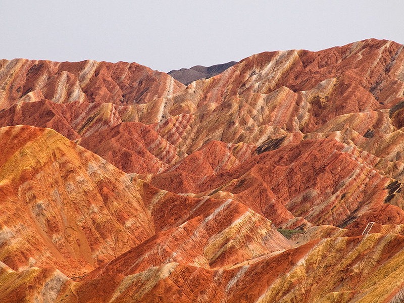 La beauté des monts arc-en-ciel de Zhangye Danxia La beaute de monts arc en ciel de Zhangye Danxia 9 La-beaute-de-monts-arc-en-ciel-de-Zhangye-Danxia-9