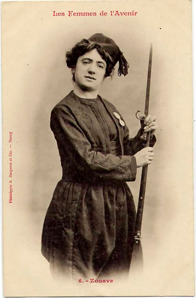 Les Femmes de l’Avenir par Albert Bergeret en 1902 Les Femmes de l Avenir par Albert Bergeret en 1902 2 zouave Les-Femmes-de-l-Avenir-par-Albert-Bergeret-en-1902-2-zouave
