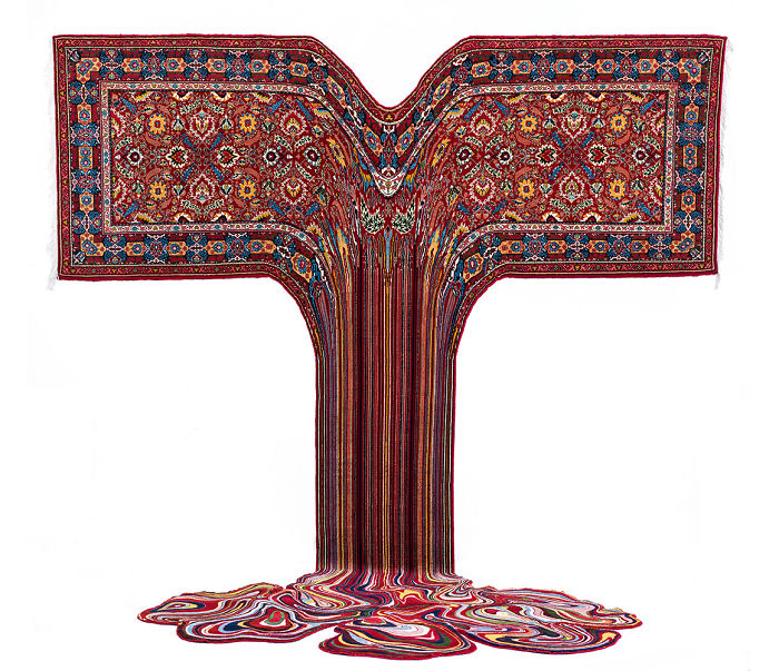 Les tapis dégoulinants et psychédéliques de Faig Ahmed Les tapis degoulinants et psychedeliques de Faig Ahmed 3 Les-tapis-degoulinants-et-psychedeliques-de-Faig-Ahmed-3
