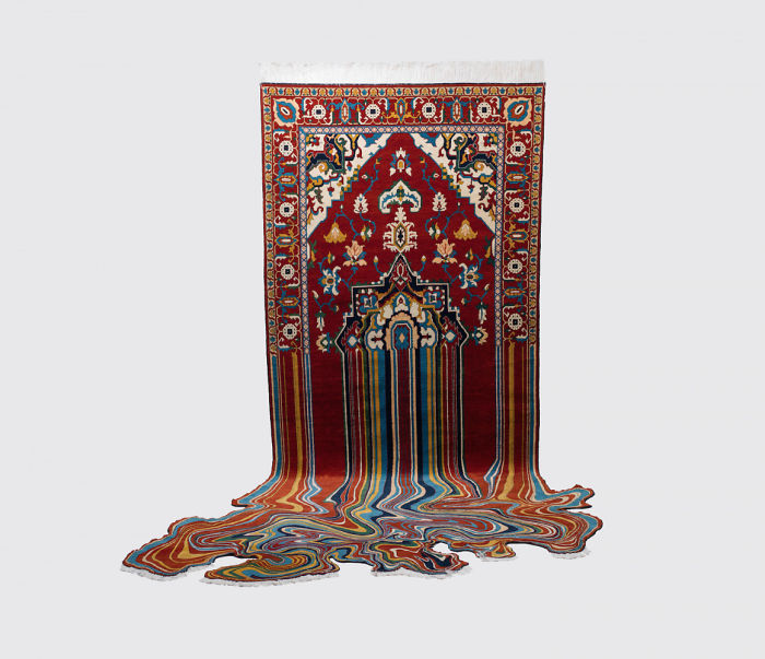 Les tapis dégoulinants et psychédéliques de Faig Ahmed Les tapis degoulinants et psychedeliques de Faig Ahmed 9 Les-tapis-degoulinants-et-psychedeliques-de-Faig-Ahmed-9