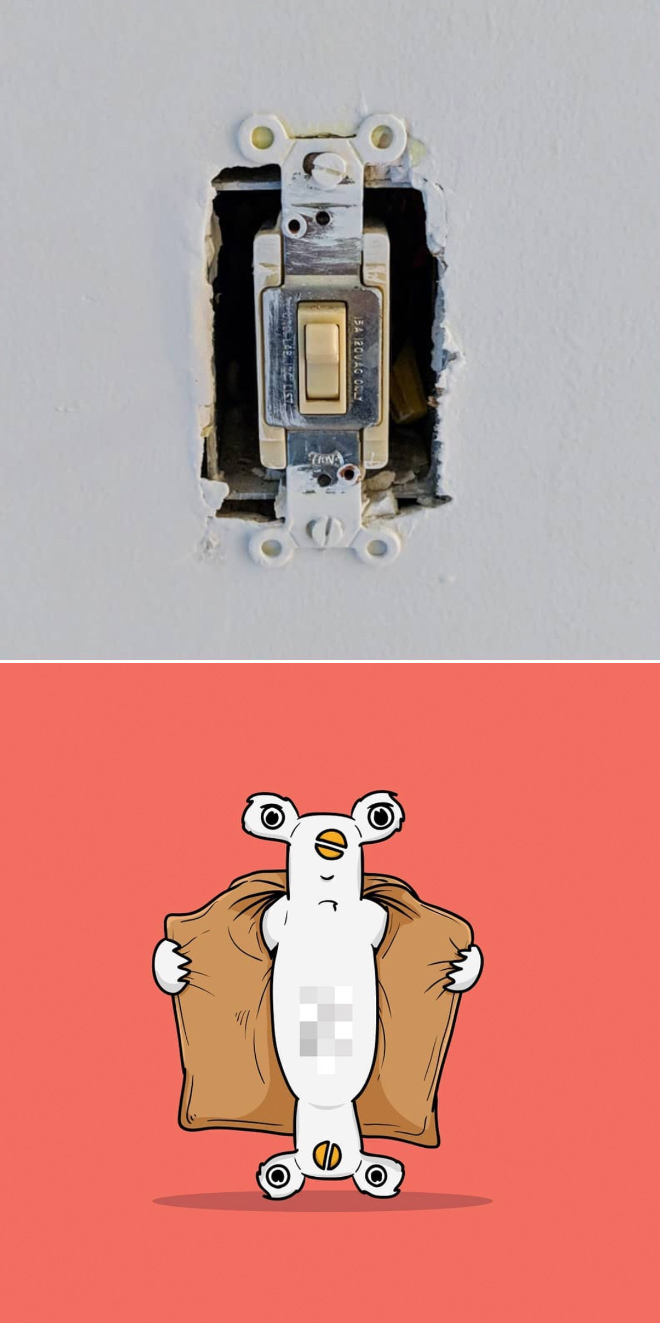 Paréidolie : un artiste crée des personnages à partir d'objets Pareidolie un artiste cree des personnages a partir d objets 14 Pareidolie-un-artiste-cree-des-personnages-a-partir-d-objets-14