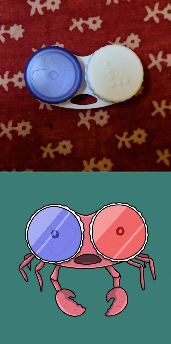 Paréidolie : un artiste crée des personnages à partir d'objets Pareidolie un artiste cree des personnages a partir d objets 17 Pareidolie-un-artiste-cree-des-personnages-a-partir-d-objets-17