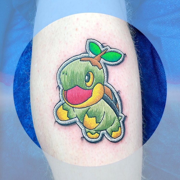 Les tatouages patchs brodés de Min Zumi Les tatouages patchs brodes de Min Zumi broderie tattoo 3 Les-tatouages-patchs-brodes-de-Min-Zumi-broderie-tattoo-3