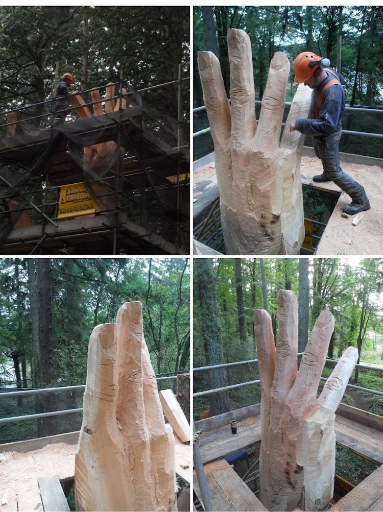 Une main sculptée à la tronçonneuse dans un arbre cassé Une main sculptee a la tronconneuse dans un arbre casse 5 Une-main-sculptee-a-la-tronconneuse-dans-un-arbre-casse-5