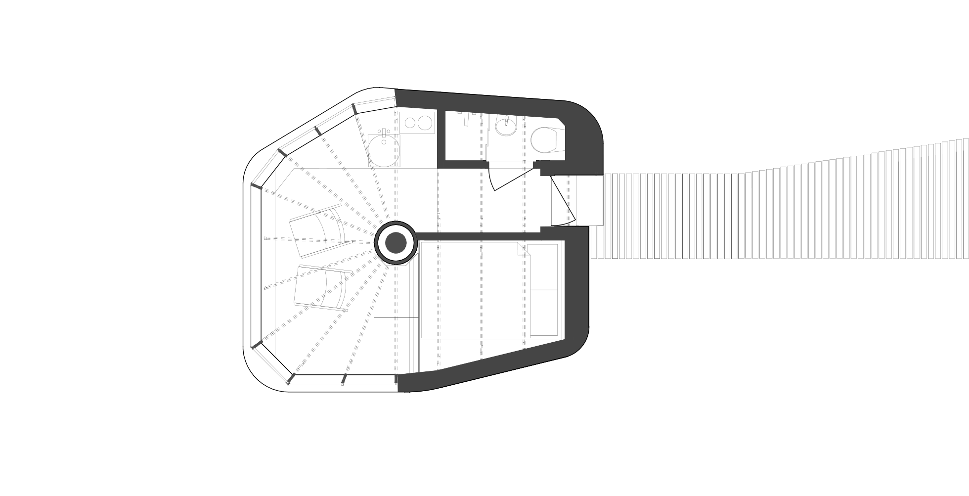 Woodnest - une magnifique cabane autour d'un pin Woodnest une magnifiquecabane autour d un pin 11 Woodnest-une-magnifiquecabane-autour-d-un-pin-11