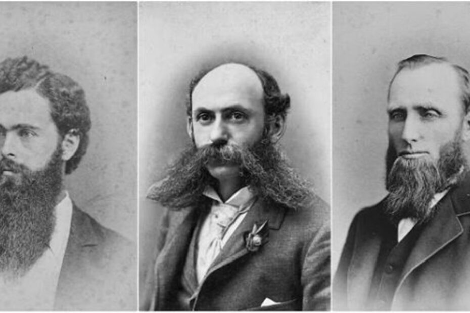 Quelques barbes et moustaches d'époque victorienne Barbes et moustaches victoriennes styles du 19e siecle Barbes et moustaches victoriennes styles du 19e siecle