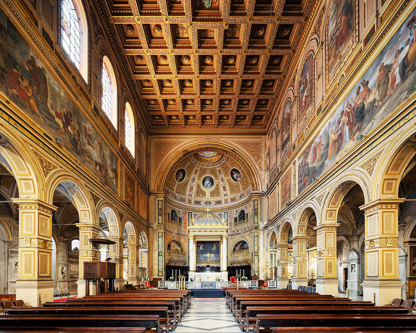 Les églises de Rome par Maciej Leszczynski Les eglises de Rome par Maciej Leszczynski 5 eglise San Lorenzo in Damaso Les-eglises-de-Rome-par-Maciej-Leszczynski-5-eglise-San-Lorenzo-in-Damaso