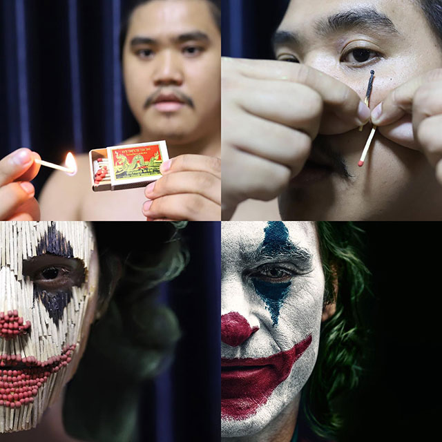 De nouveaux cosplays pas chers à partir d’objets du quotidien par Lonelyman de nouveaux cosplays pas chers a partir d objets du quotidien par Lonelyman 8 joker allumettes de-nouveaux-cosplays-pas-chers-a-partir-d-objets-du-quotidien-par-Lonelyman-8-joker-allumettes