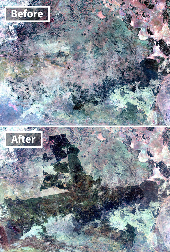 20 images avant - après de la NASA qui montrent le désastre du réchauffement climatique 20 images avant apres de la NASA qui montrent le desastre du rechauffement climatique 13 incendies tanami 20-images-avant-apres-de-la-NASA-qui-montrent-le-desastre-du-rechauffement-climatique-13-incendies-tanami