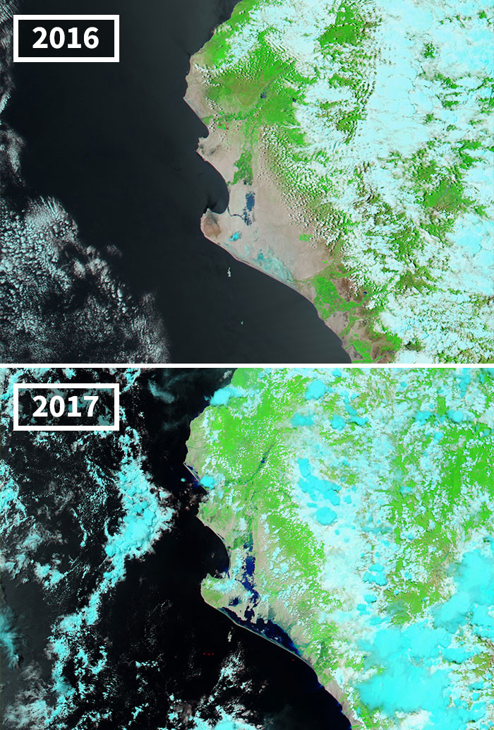 20 images avant - après de la NASA qui montrent le désastre du réchauffement climatique 20 images avant apres de la NASA qui montrent le desastre du rechauffement climatique 19 pluie perou 20-images-avant-apres-de-la-NASA-qui-montrent-le-desastre-du-rechauffement-climatique-19-pluie-perou