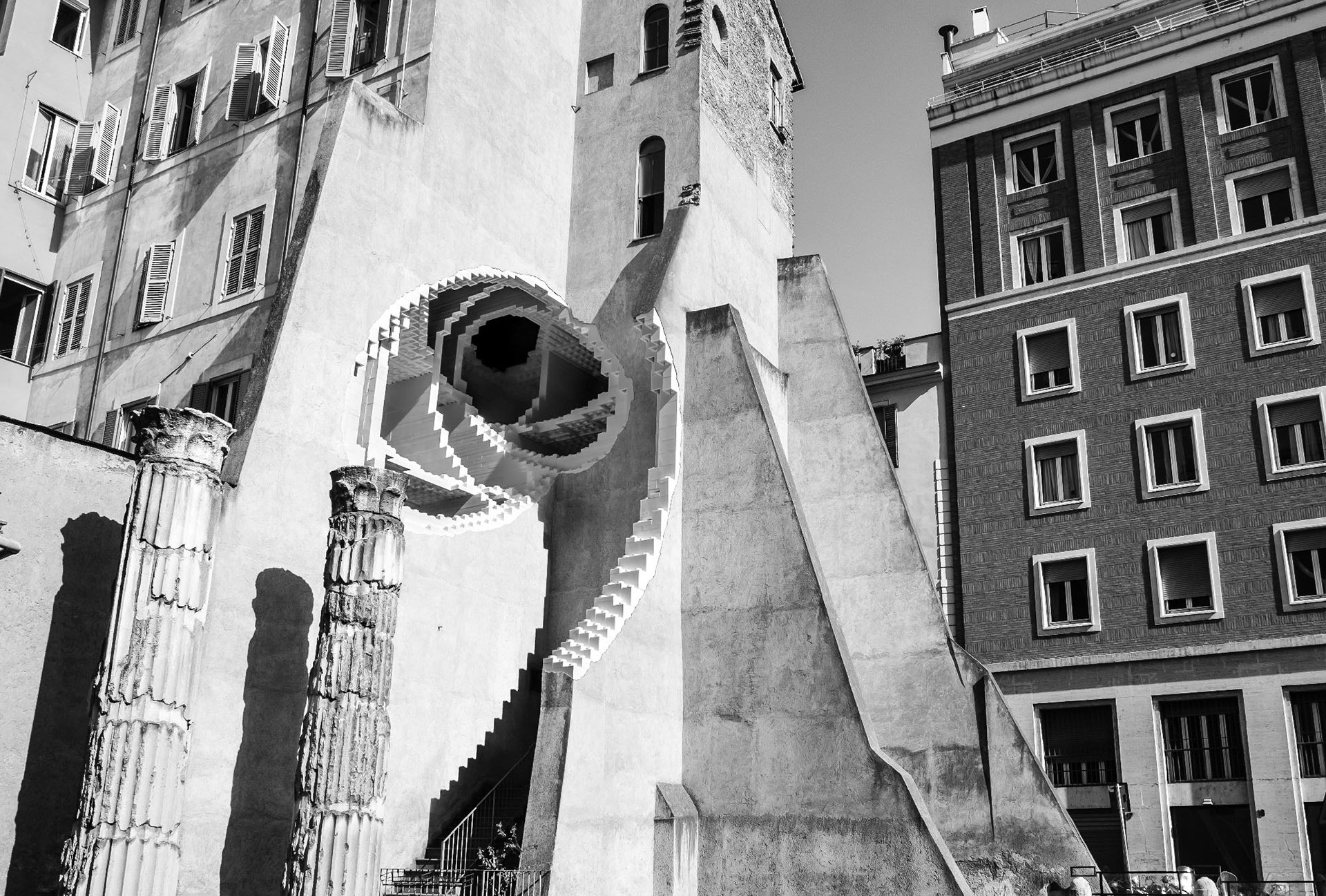 Behind the wall - les murs d'immeubles en Lego par Domenico Franco Behind the wall les murs d immeubles en lego par Domenico Franco 2 Behind-the-wall-les-murs-d-immeubles-en-lego-par-Domenico-Franco-2