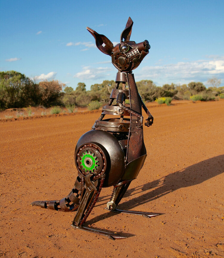 De nouvelles magnifiques sculptures en recyclage de ferraille par Jordan Sprigg De nouvelles sculptures en recyclage de ferraille de Jordan Sprigg 10 kangourou De-nouvelles-sculptures-en-recyclage-de-ferraille-de-Jordan-Sprigg-10-kangourou
