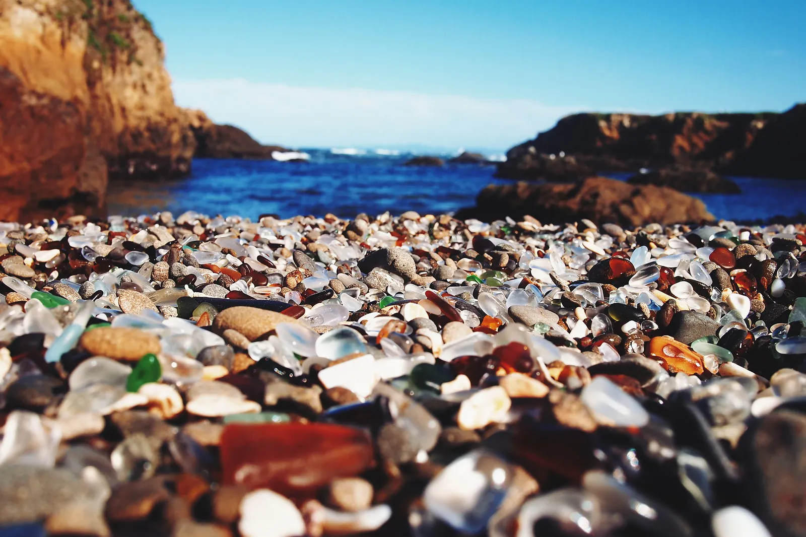 Glass Beach la plage de verre de Fort Bragg en Californie 1 Glass Beach la plage de verre de Fort Bragg en Californie 1