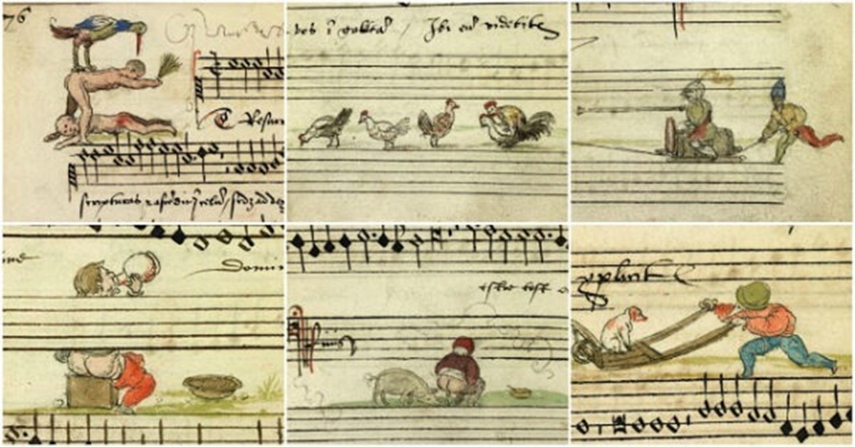 Les illustrations grotesques du chansonnier de Zeghere van Male Les illustrations grotesques du chansonnier de Zeghere van Male