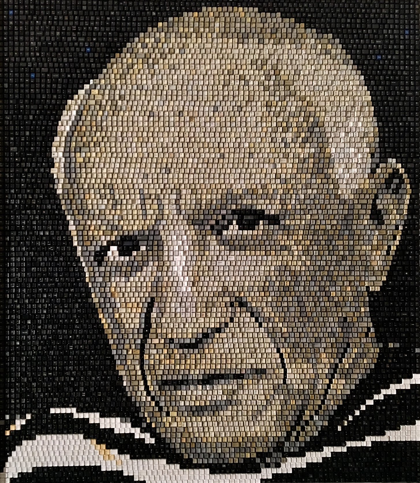 Les incroyables portraits en touches de clavier de Doug Powell Les incroyables portraits en touches de clavier de Doug Powell 9 pablo picasso Les-incroyables-portraits-en-touches-de-clavier-de-Doug-Powell-9-pablo-picasso