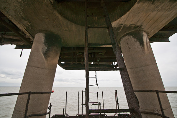 Les tours du fort Red Sands, reliquats des forts Maunsell Les tours du fort Red Sands reliquats des forts Maunsell 11 SONY DSC
