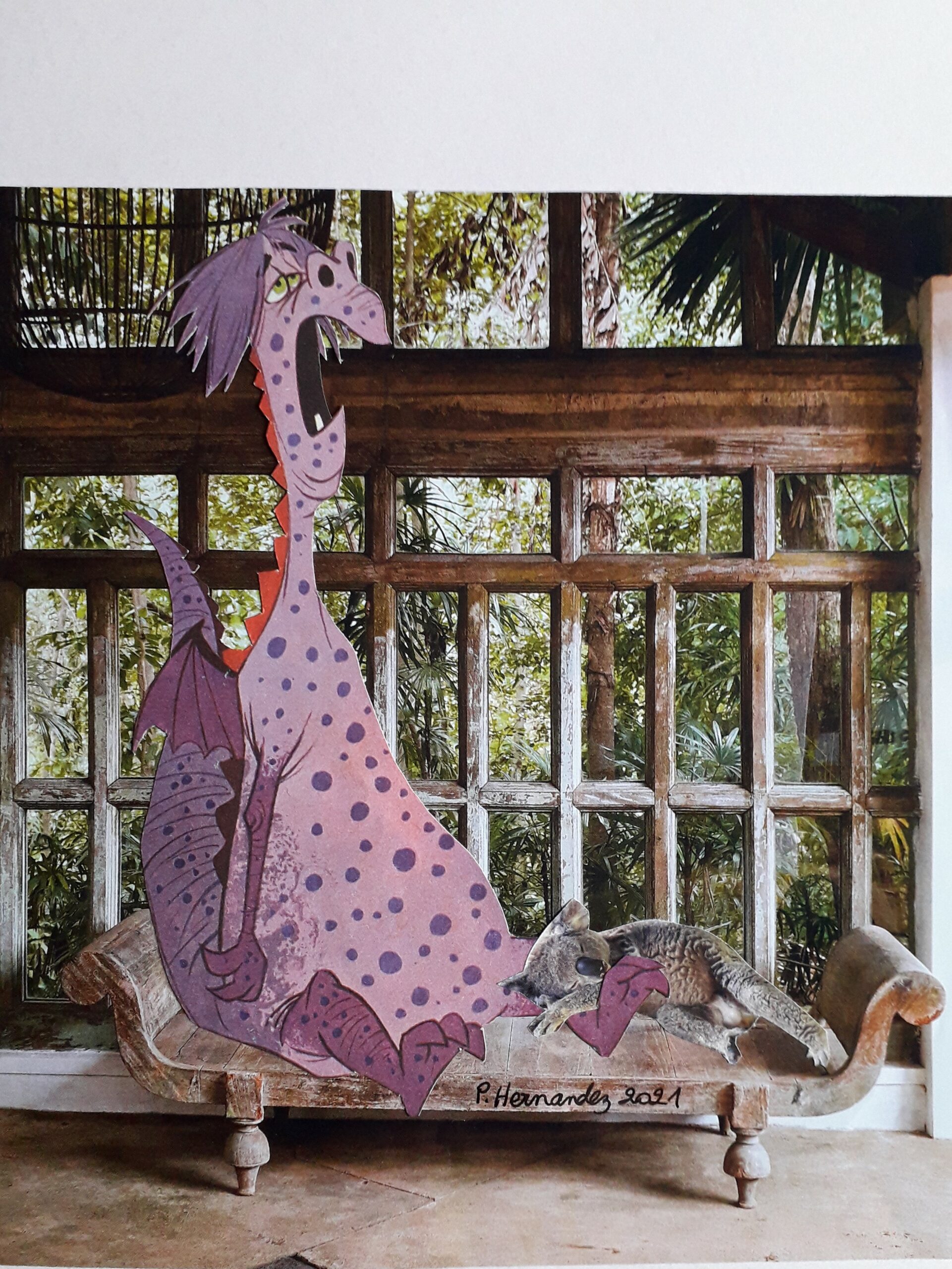 Les collages poétiques de Perrine Hernandez Les collages poetiques de Perrine Hernandez La sieste scaled Les-collages-poetiques-de-Perrine-Hernandez-La-sieste