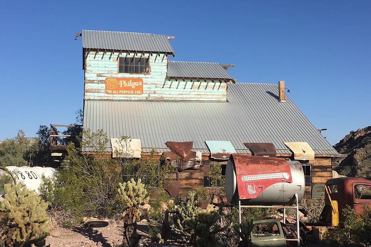 ancienne station texaco nelson ghost town Ancienne station Texaco de Nelson Ghost Town au Nevada