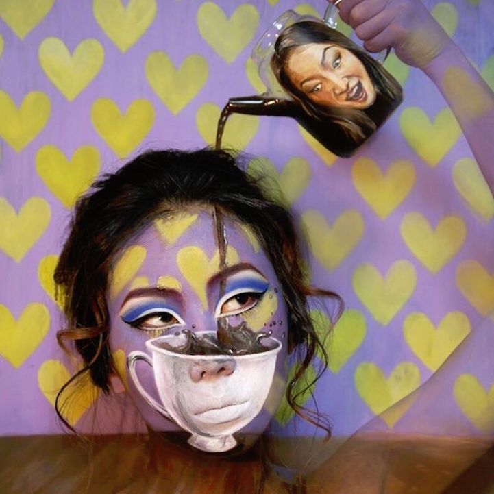 Les incroyables body-painting de visage de Dain Yoon illusions en body painting de Dain Yoon 7 illusions-en-body-painting-de-Dain-Yoon-7