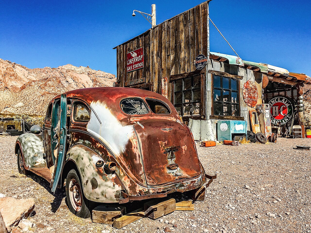 nelson ghost town nevada techatticup Nelson Ghost Town et Techatticup Mine dans le désert du Nevada