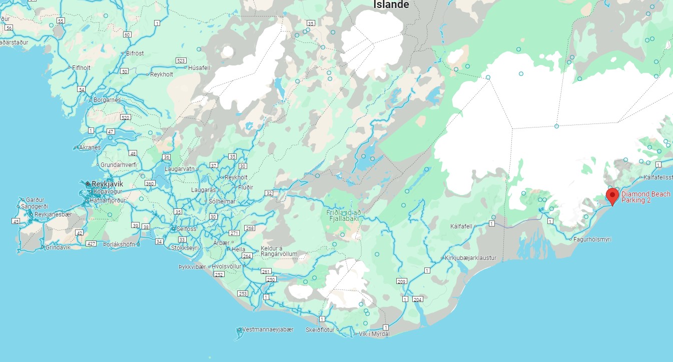 Breiðamerkursandur - diamond beach - la plage de diamants du lac Jökulsárlón Breidamerkursandur diamond beach la plage de diamants du lac Jokulsarlon maps Breidamerkursandur-diamond-beach-la-plage-de-diamants-du-lac-Jokulsarlon-maps