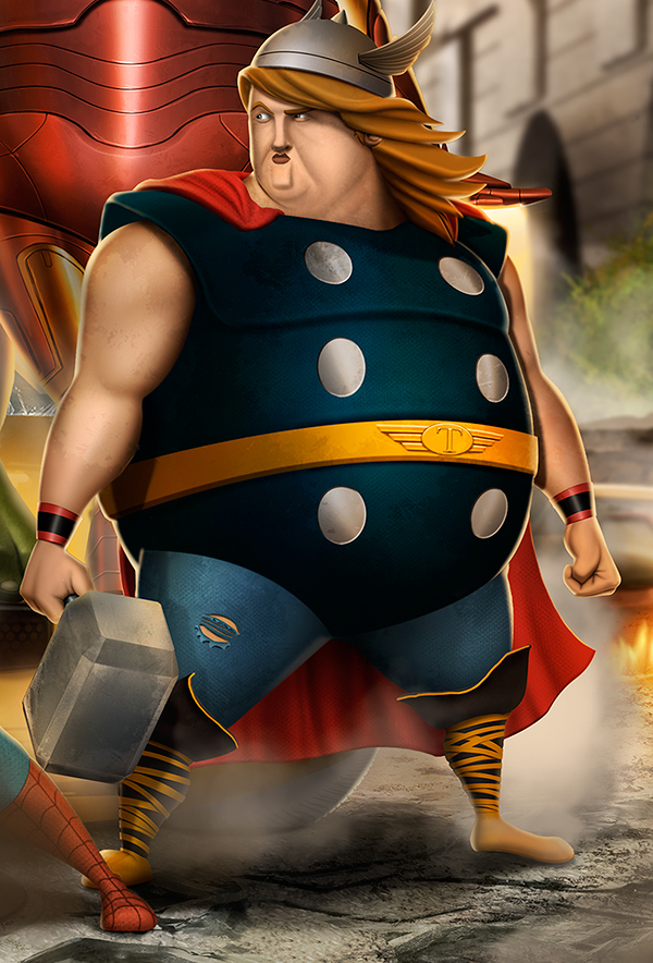 Fat Heroes - de nouveaux super héros obèses par Carlos Dattoli Fat Heroes de nouveaux super heros obeses par Carlos Dattoli 6 thor Fat-Heroes-de-nouveaux-super-heros-obeses-par-Carlos-Dattoli-6-thor