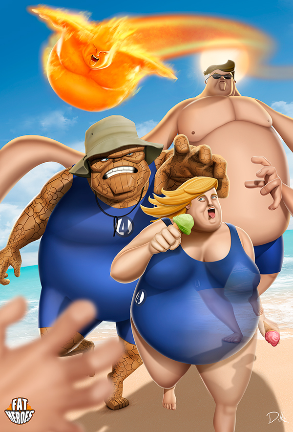 Fat Heroes - de nouveaux super héros obèses par Carlos Dattoli Fat Heroes de nouveaux super heros obeses par Carlos Dattoli 7 4 fantastiques Fat-Heroes-de-nouveaux-super-heros-obeses-par-Carlos-Dattoli-7-4-fantastiques