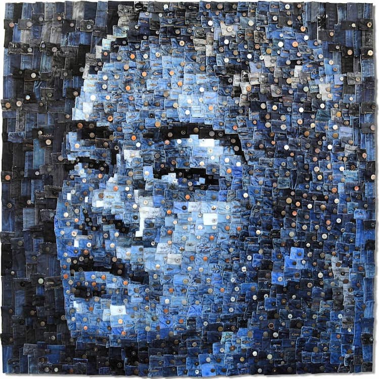 Les portraits en morceaux de jeans de Deniz Sağdıç Les portraits en morceaux de jeans de Deniz Sagdic 7 Les-portraits-en-morceaux-de-jeans-de-Deniz-Sagdic-7