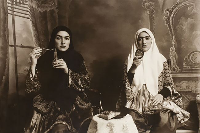 The Qajar Series - des portraits de princesses Qajar par Shadi Ghadirian The Qajar Series des portraits de princesses Qajar par Shadi Ghadirian 15 The-Qajar-Series-des-portraits-de-princesses-Qajar-par-Shadi-Ghadirian-15