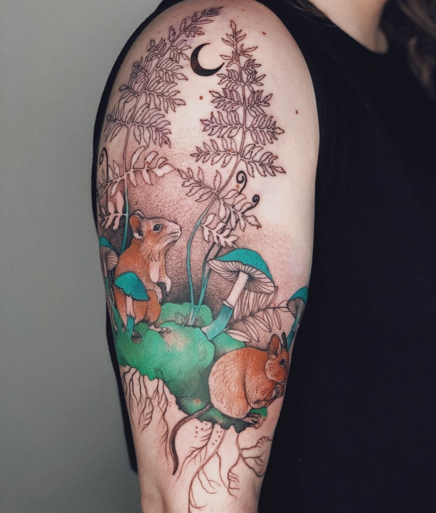 Des tatouages de plantes et d’animaux avec une touche surréaliste (et psychédélique) par Joanna Świrska des tatouages de plantes et d animaux avec une touche surrealiste par Joanna swirska 11 des-tatouages-de-plantes-et-d-animaux-avec-une-touche-surrealiste-par-Joanna-swirska-11