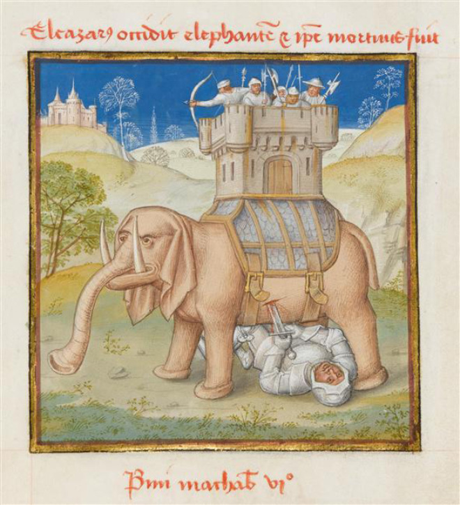 Les éléphants bizarres des peintures médiévales Les elephants bizarres des peintures medievales 14 Les-elephants-bizarres-des-peintures-medievales-14