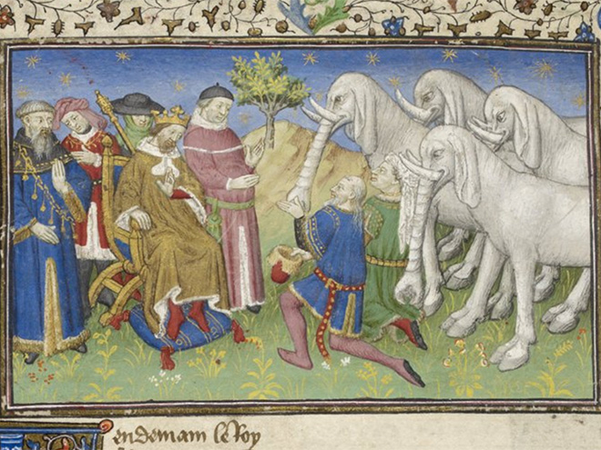 Les éléphants bizarres des peintures médiévales Les elephants bizarres des peintures medievales 15 Les-elephants-bizarres-des-peintures-medievales-15
