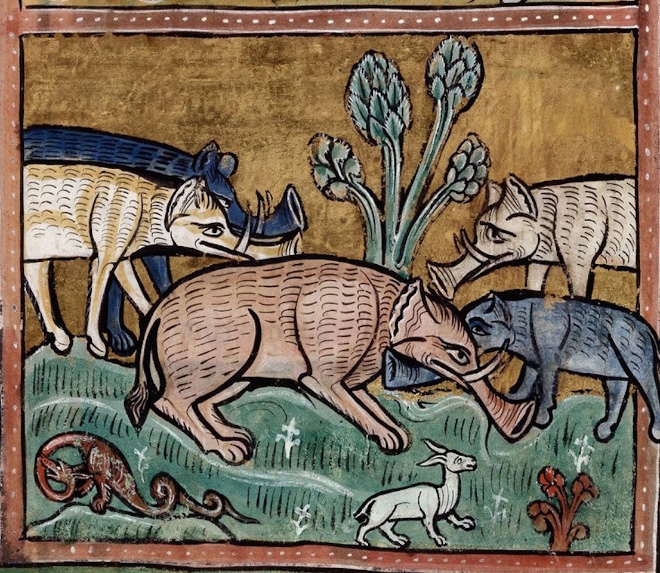 Les éléphants bizarres des peintures médiévales Les elephants bizarres des peintures medievales 2 Les-elephants-bizarres-des-peintures-medievales-2