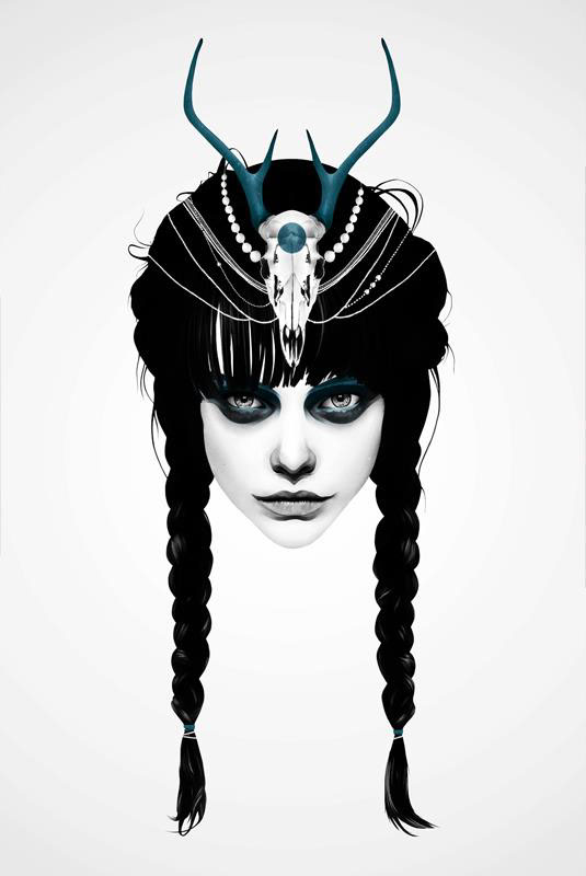 Les portraits de femme en noir et blanc surréalistes avec un zest de couleur de Ruben Ireland Les portraits de femme en noir et blanc surrealistes de Ruben Ireland 1 Les-portraits-de-femme-en-noir-et-blanc-surrealistes-de-Ruben-Ireland-1