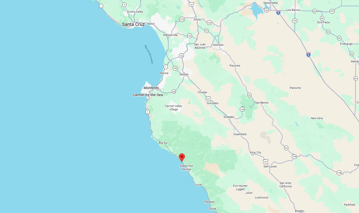 McWay Falls une cascade dans l ocean de Big Sur en Californie maps McWay Falls une cascade dans l ocean de Big Sur en Californie maps