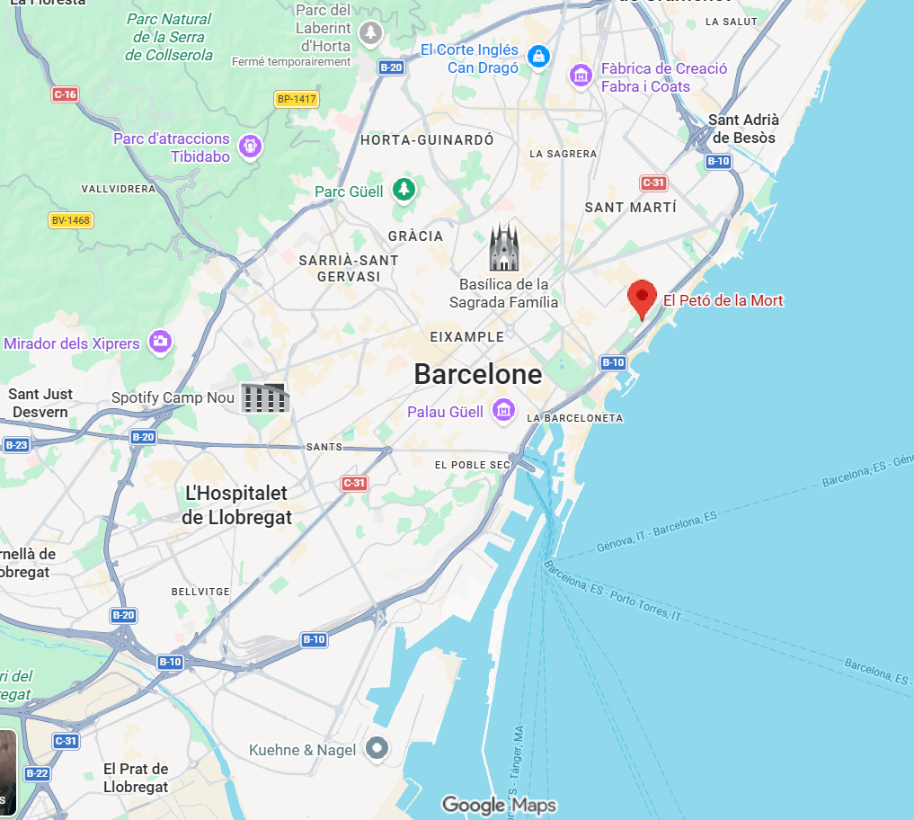 aiser de la mort cimetiere de Pobleneou a Barcelone maps aiser de la mort cimetiere de Pobleneou a Barcelone maps
